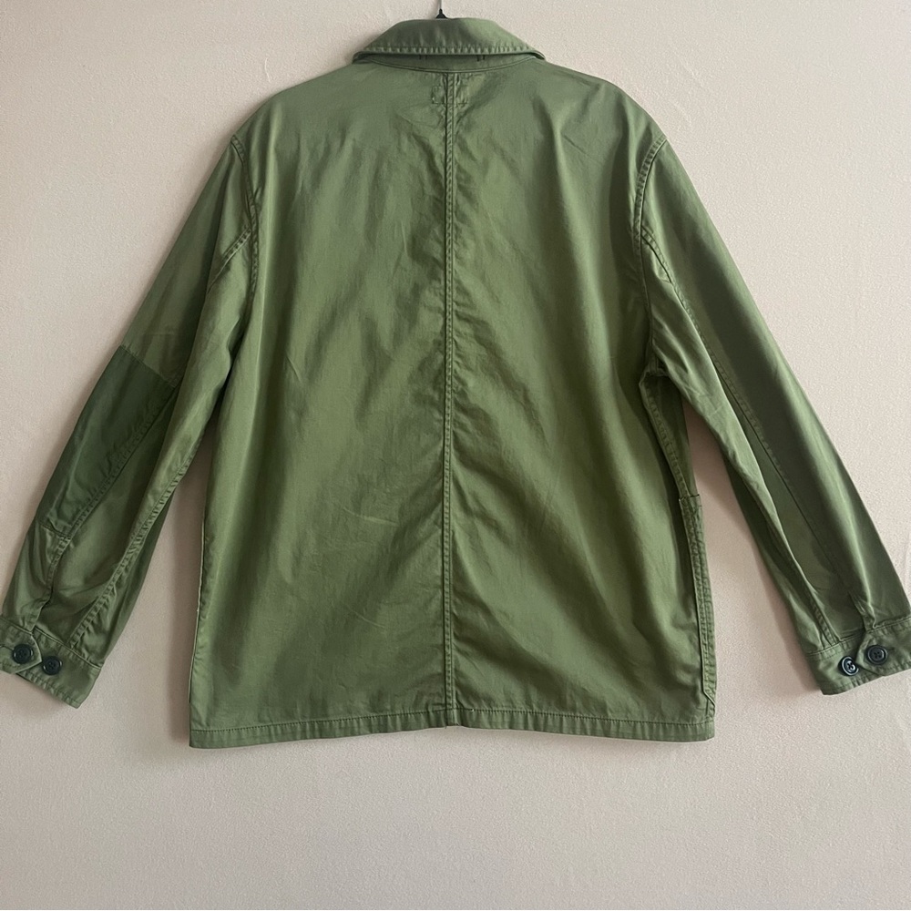 Todd Snyder NEW Men’s Patched French Chore Coat Surplus Olive In L - Picture 3 of 15